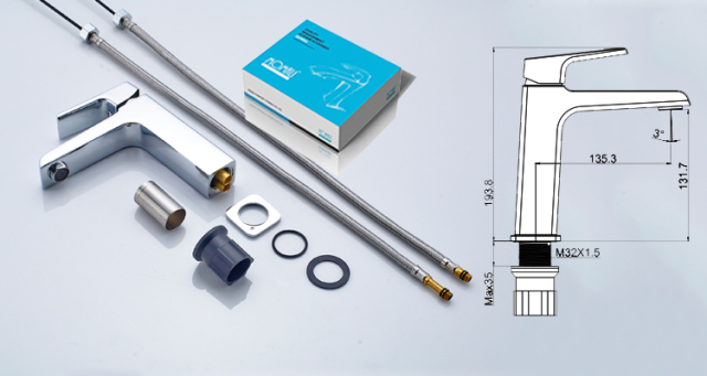 M12387-162C Highneck Basin Mixer - Image 3