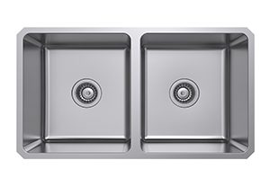 2113A Undermount Stainless Steel Sink Double Bowl