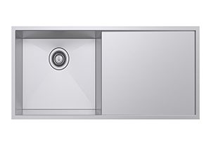 4184F Stainless Steel Sink One bowl and one drainer