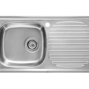 1050S Stainless Steel Sink One bowl and one drainer